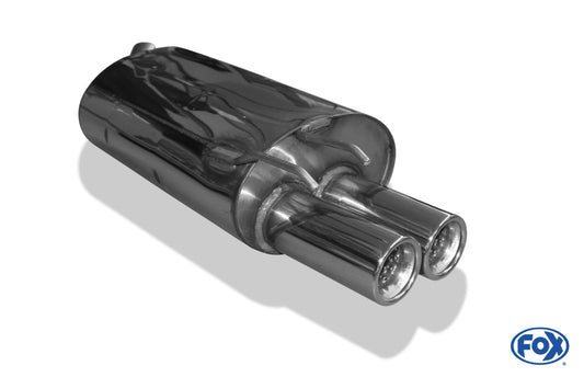 FOX Renault Twingo C06 Endschalldämpfer - 2x70 Typ 13