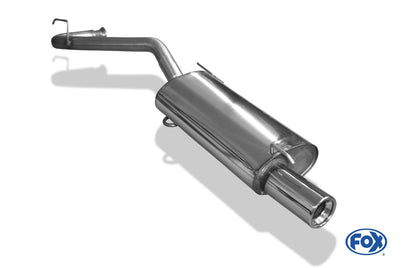 FOX Renault Clio I B/C 57 Endschallldämpfer - 1x80 Typ 13