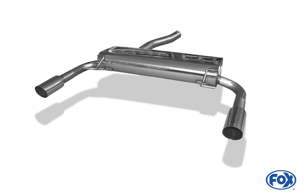 FOX Renault Clio III B Sport Endschalldämpfer quer Ausgang rechts/links - 1x76 Typ 14 rechts/links