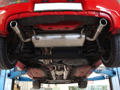 FOX Renault Clio III B Sport Endschalldämpfer quer Ausgang rechts/links - 1x76 Typ 17 rechts/links