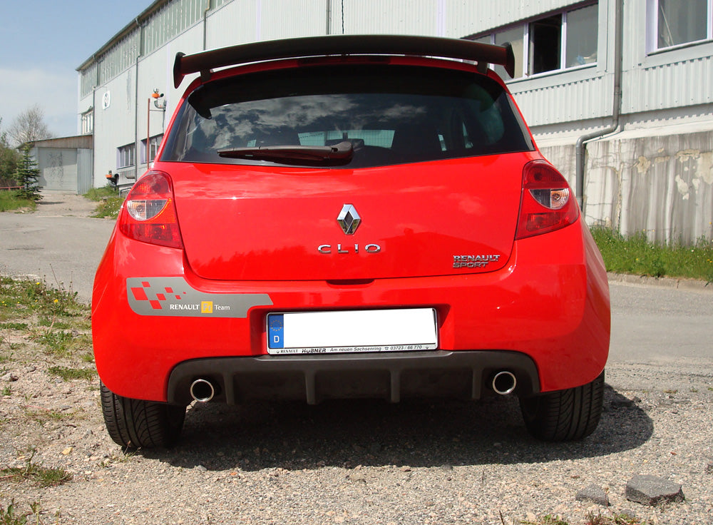 FOX Renault Clio III B Sport Endschalldämpfer quer Ausgang rechts/links - 1x76 Typ 17 rechts/links