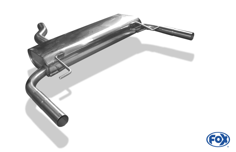 FOX Renault Clio III B Sport Facelift Endschalldämpfer quer Ausgang rechts/links - 1x50 Typ 10 rechts/links (es werden die originalen Endrohre verwendet)