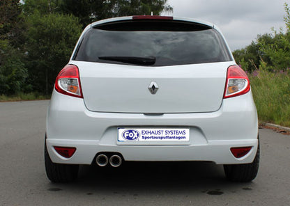 FOX Renault Clio III GT Endschalldämpfer - 2x90 Typ 17