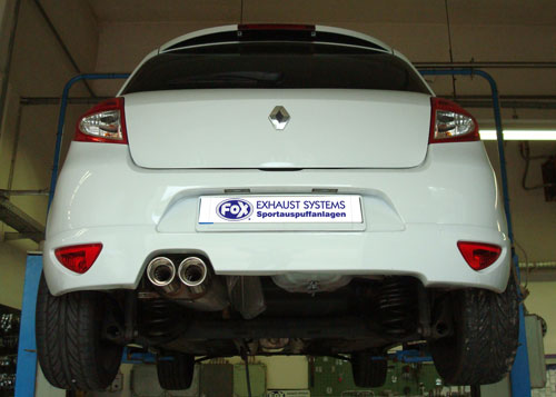 FOX Renault Clio III GT Endschalldämpfer - 2x90 Typ 17