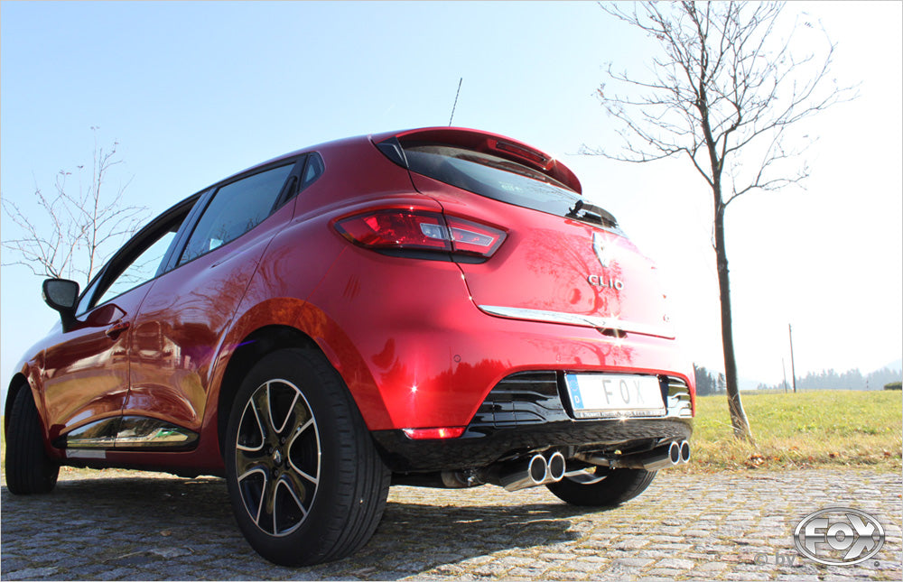 FOX Renault Clio IV Endschalldämpfer Ausgang rechts/links - 2x76 Typ 16 rechts/links