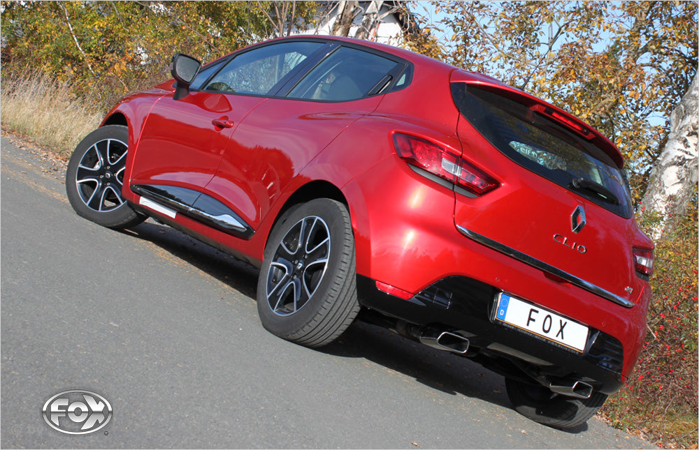 FOX Renault Clio IV Endschalldämpfer Ausgang rechts/links - 145x65 Typ 59 rechts/links