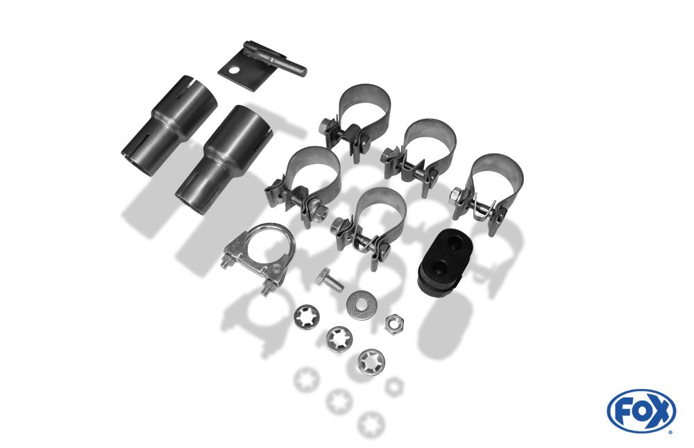 FOX Renault Clio IV Endschalldämpfer Ausgang rechts/links - 2x76 Typ 16 rechts/links