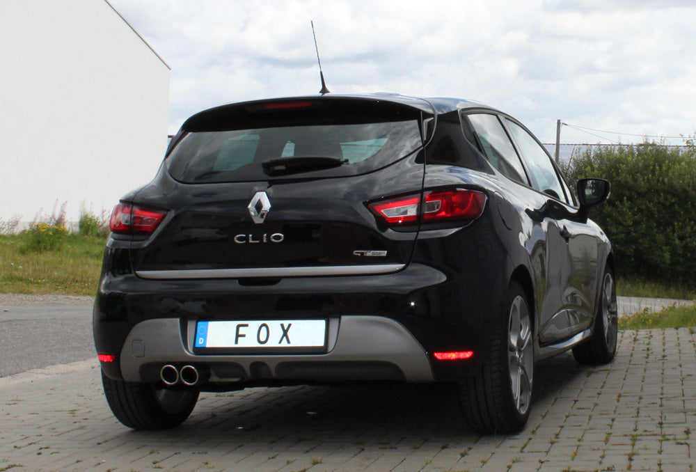 FOX Renault Clio IV GT Endschalldämpfer - 2x76 Typ 16