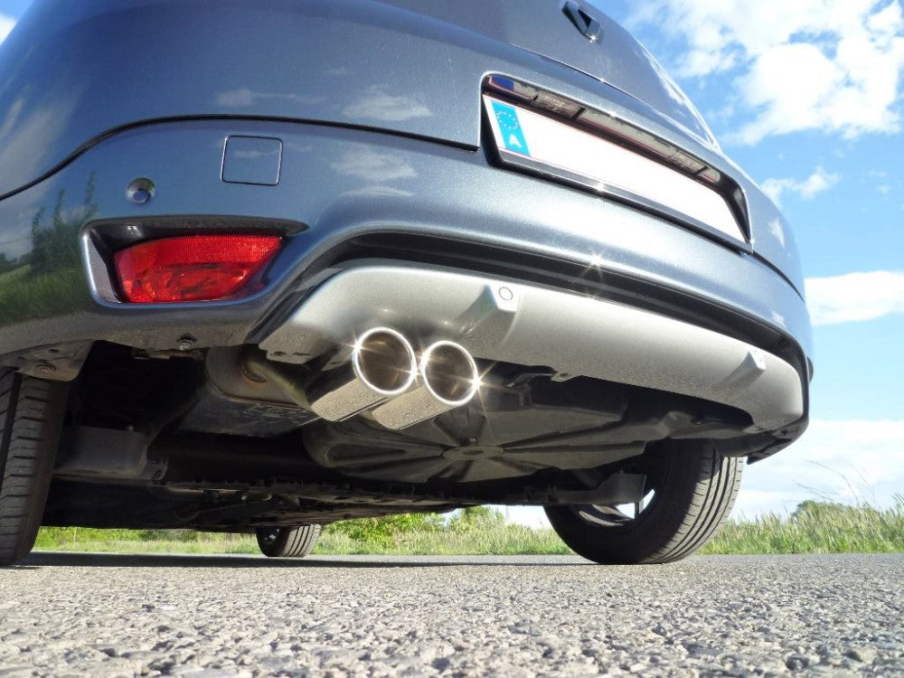 FOX Renault Megane III Schrägheck/ Coupe Endschalldämpfer - 2x80 Typ 12