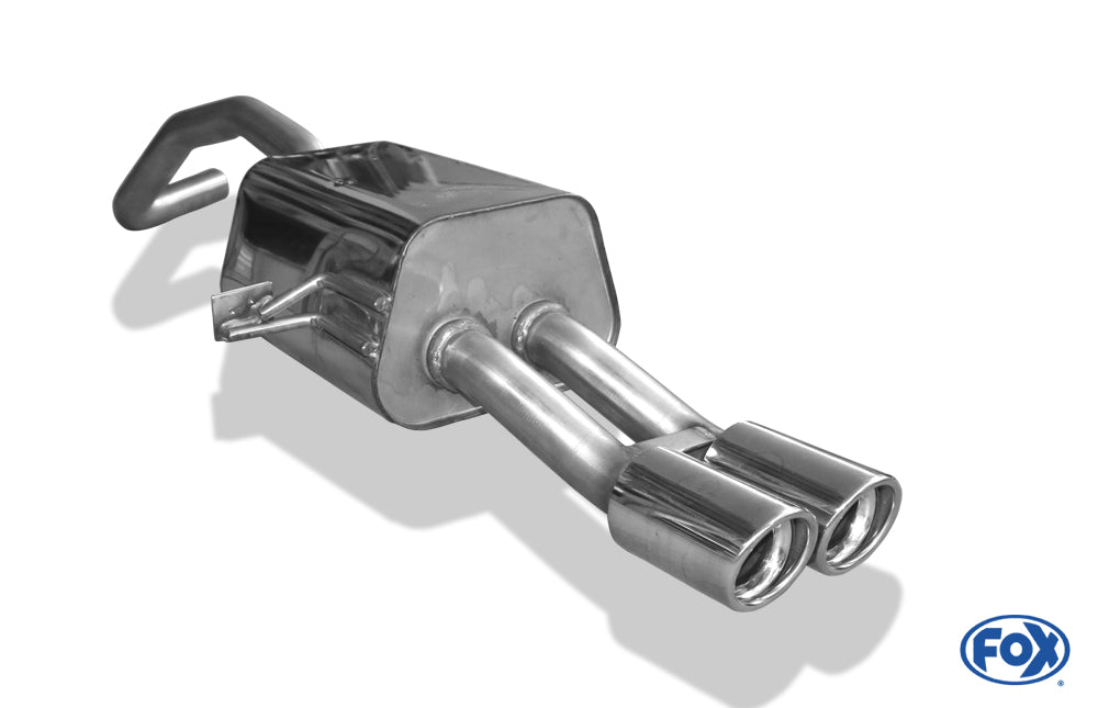 FOX Renault Megane III Schrägheck/ Coupe Endschalldämpfer - 2x80 Typ 17