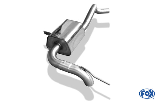 FOX Renault Megane III Coupe Endschalldämpfer - 1x70 Typ 10 nicht sichtbar