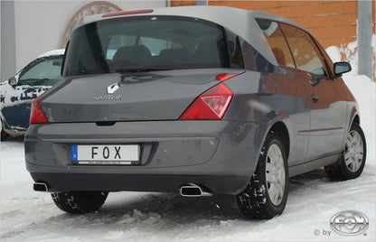 FOX Renault Avantime Endschalldämpfer quer Ausgang rechts/links - 145x65 Typ 59 rechts/links