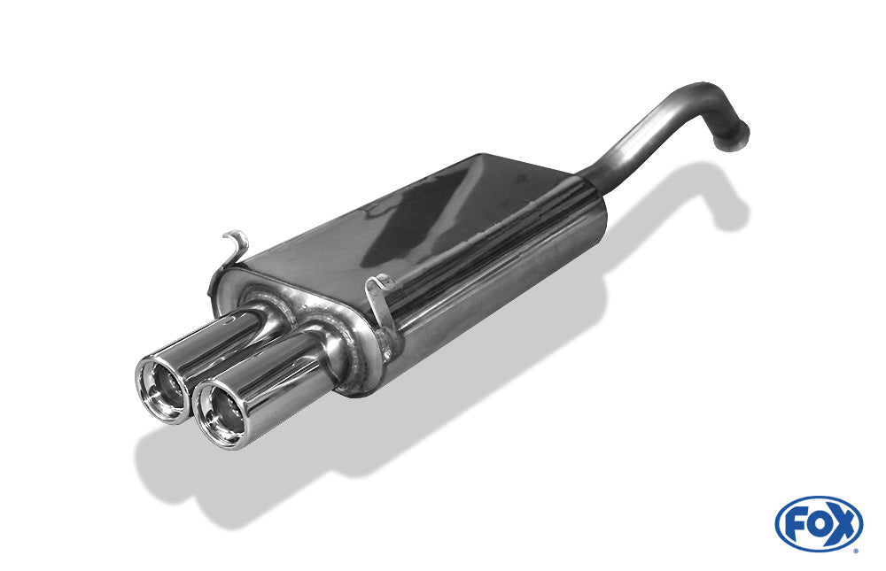 FOX Renault Laguna I B56 - Limousine Endschalldämpfer - 2x80 Typ 13