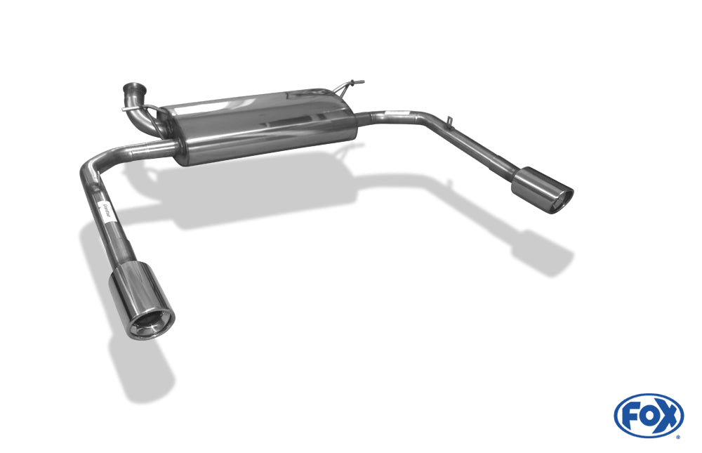 FOX Renault Laguna III Grandtour Endschalldämpfer Ausgang rechts/links - 1x90 Typ 17 rechts/links