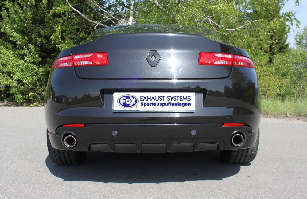 FOX Renault Laguna III Coupe Endschalldämpfer Ausgang rechts/links - 1x90 Typ 25 rechts/links