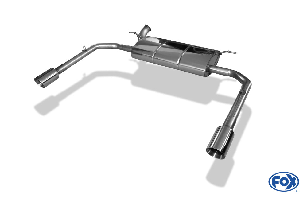 FOX Renault Laguna III Coupe Endschalldämpfer Ausgang rechts/links - 1x90 Typ 25 rechts/links