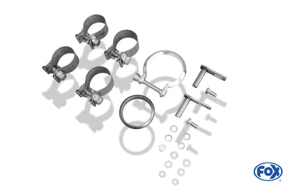 FOX Renault Laguna III Coupe Endschalldämpfer Ausgang rechts/links - 1x90 Typ 25 rechts/links