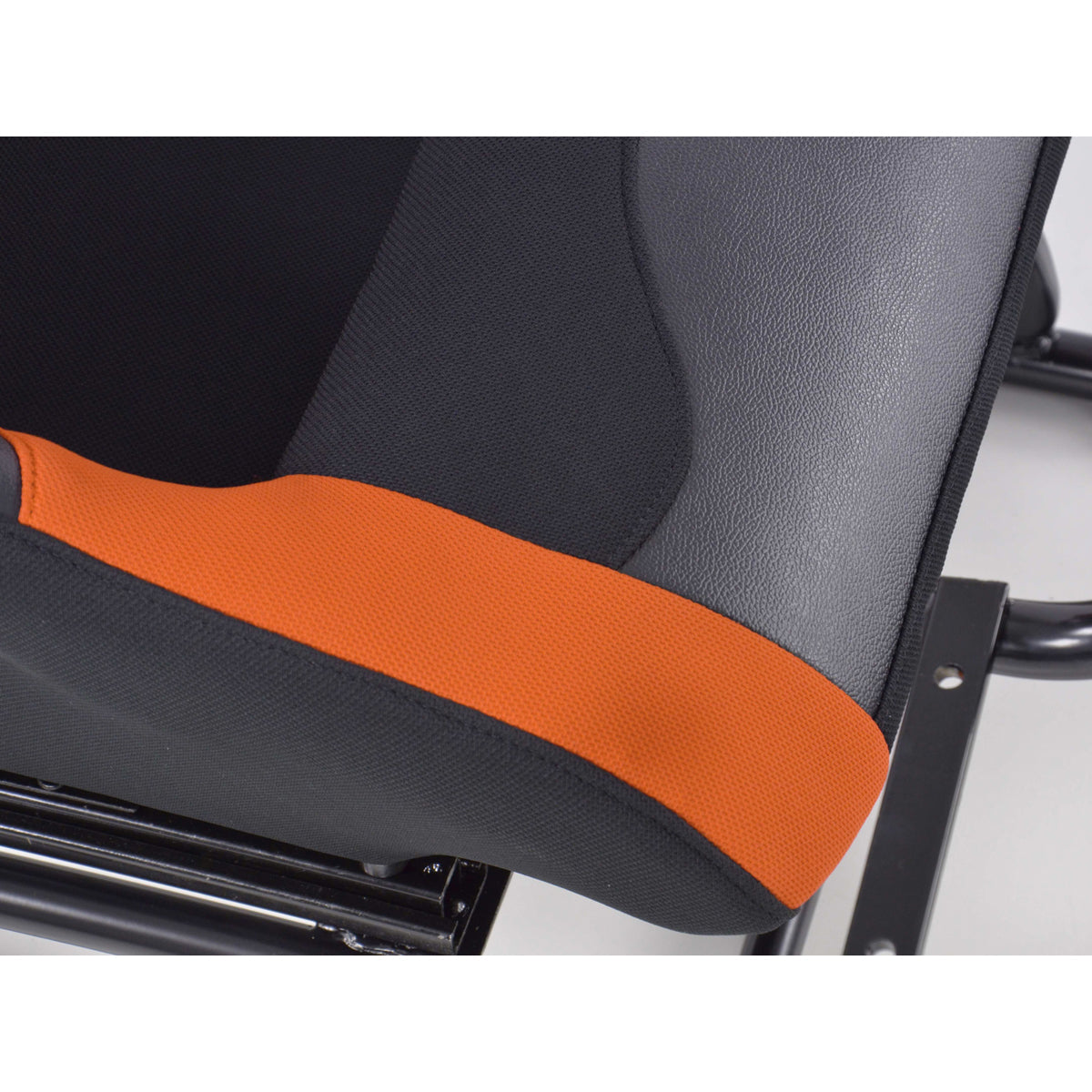 FK Gamesitz Spielsitz Rennsimulator eGaming Seats Estoril schwarz/orange