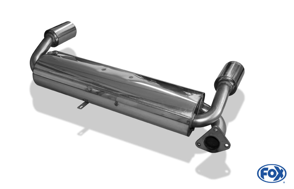 FOX MGF Endschalldämpfer Ausgang rechts/links  - 1x90 Typ 13 rechts/links