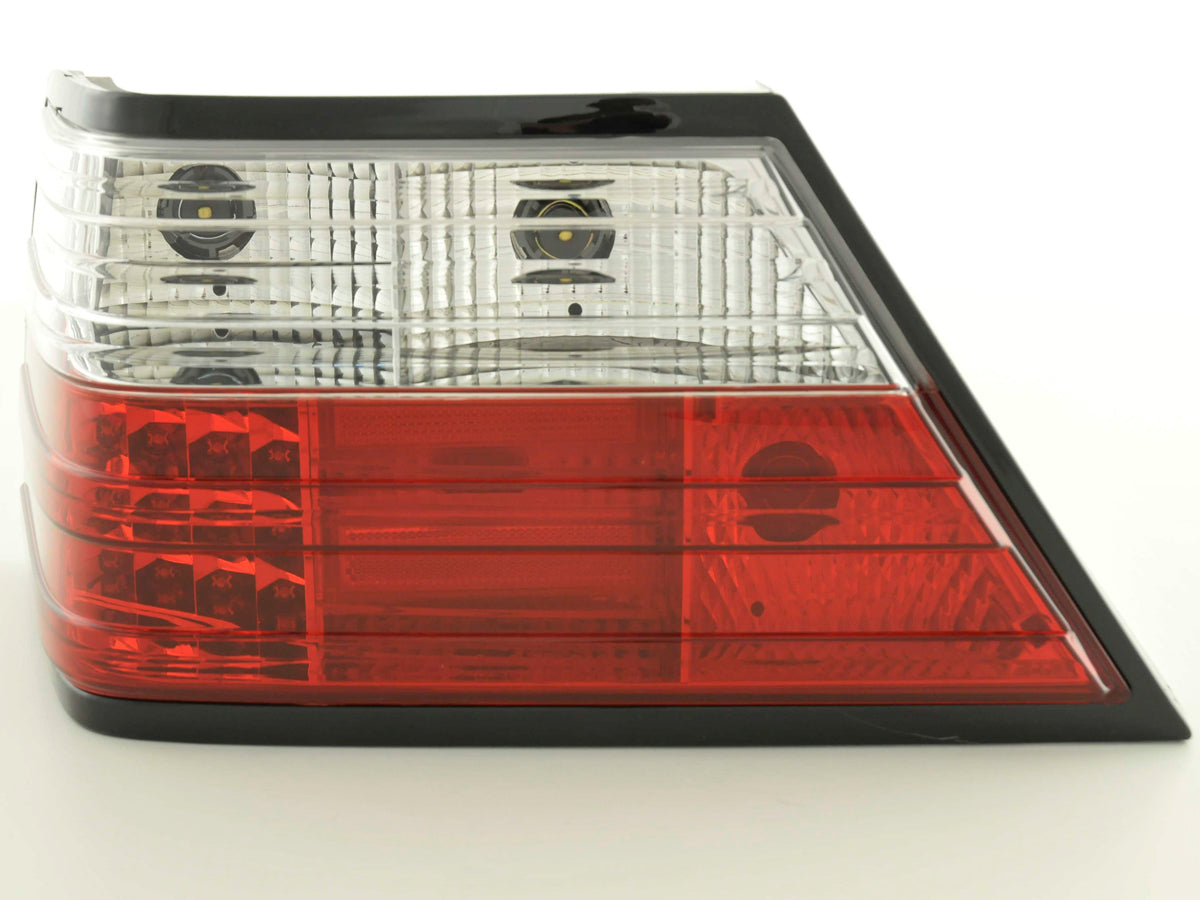 LED Rückleuchten Set Mercedes E-Klasse Limousine W124 Bj. 85-96 klar/rot