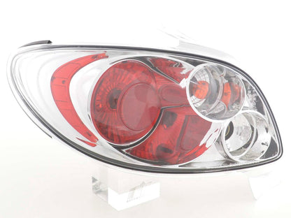 Rückleuchten Set Peugeot 206  98 - chrom