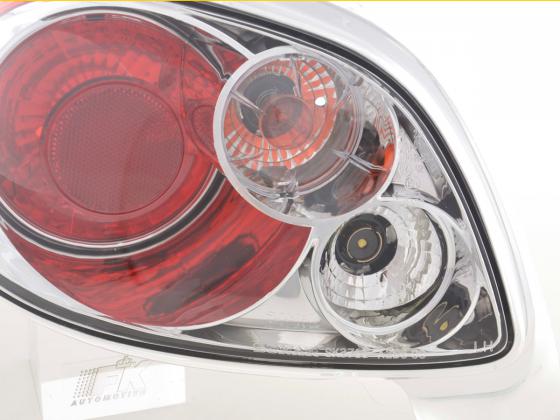 Rückleuchten Set Peugeot 206  98 - chrom