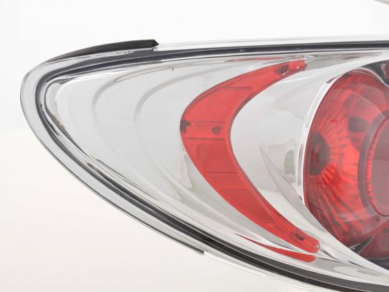 Rückleuchten Set Peugeot 206  98 - chrom