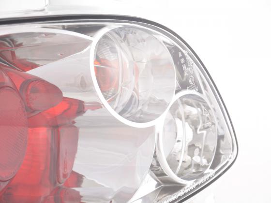 Rückleuchten Set Peugeot 206  98 - chrom