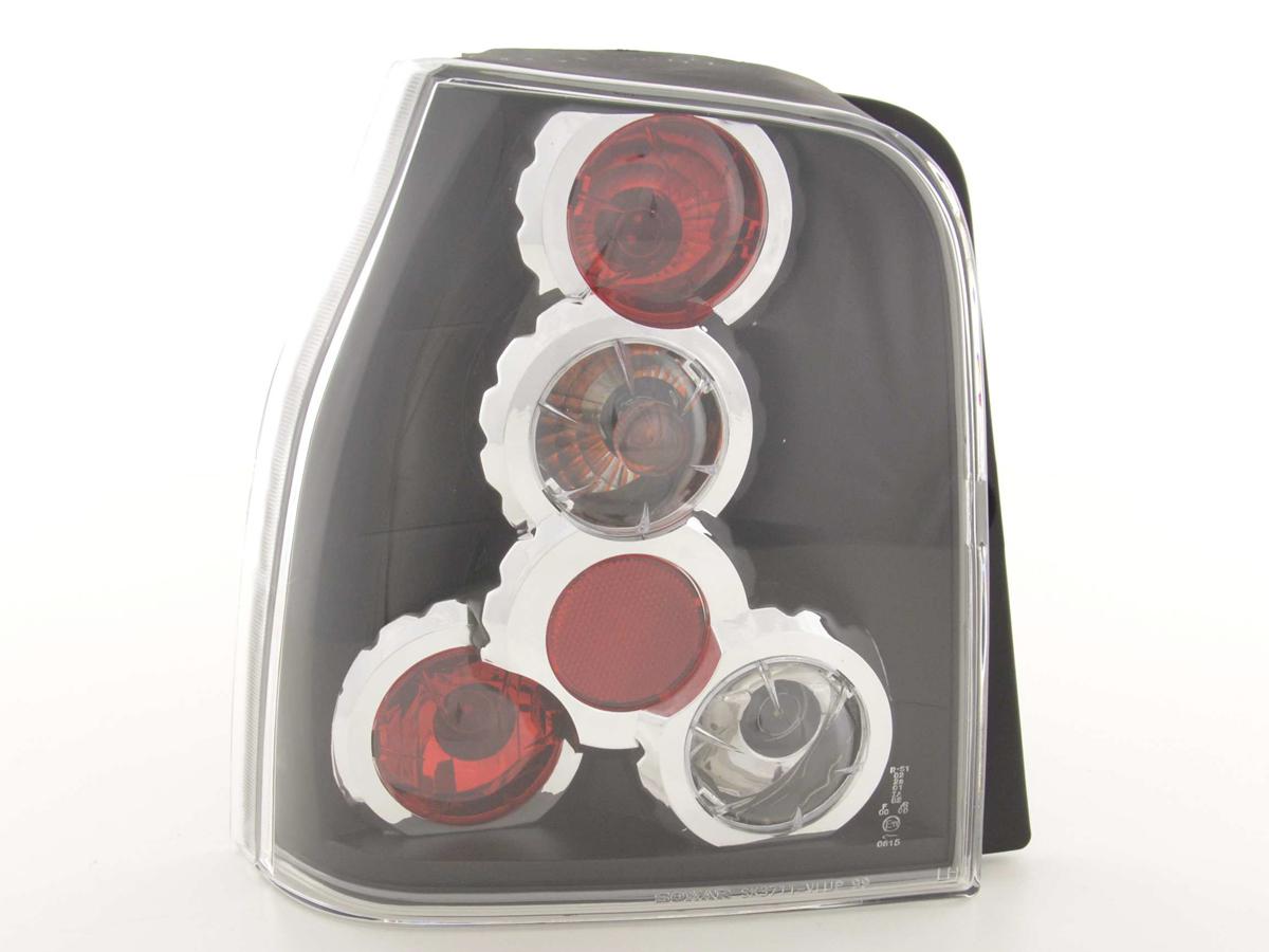 Rückleuchten Set VW Lupo Typ 6X 6E Bj. 98-05 schwarz