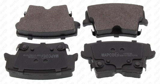 MAPCO Bremsbelagsatz, Scheibenbremse Hinterachse  6895