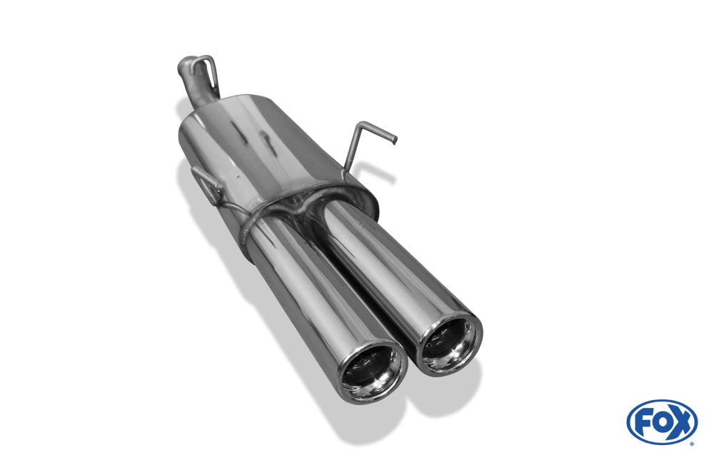 FOX Saab 900 II Endschalldämpfer - 2x80 Typ 13