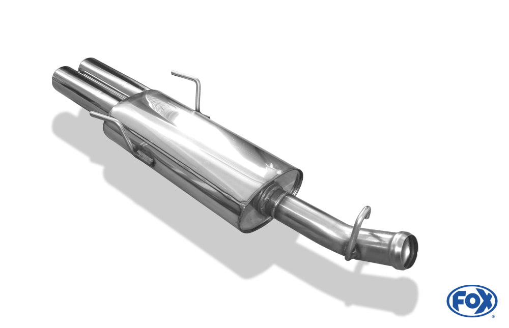 FOX Saab 900 II Endschalldämpfer - 2x80 Typ 13