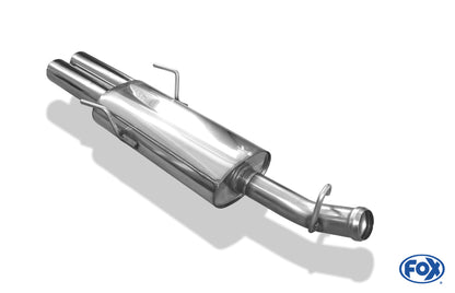 FOX Saab 900 II Endschalldämpfer - 2x80 Typ 13