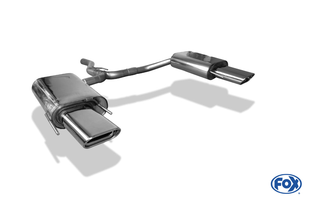 FOX Saab 9-3 - YS3 Limousine/ Cabriolet Endschalldämpfer rechts/links - 150x70 Typ 53 rechts/links