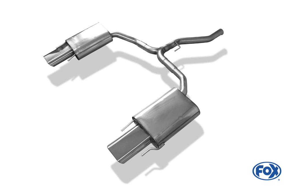 FOX Saab 9-3 - YS3 Limousine/ Cabriolet Endschalldämpfer rechts/links - 150x70 Typ 53 rechts/links