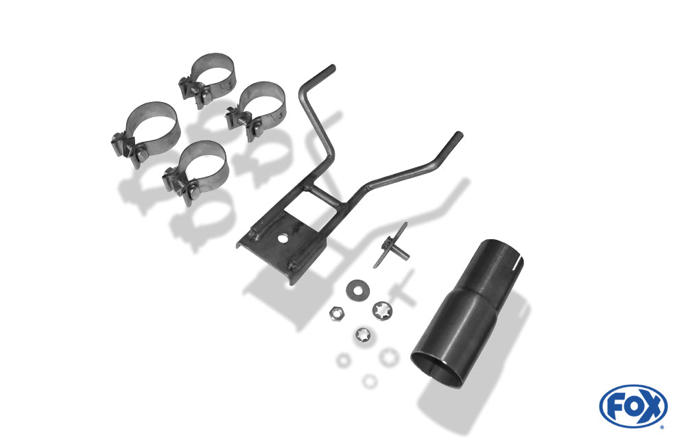 FOX Saab 9-3 - YS3 Limousine/ Cabriolet Endschalldämpfer rechts/links - 150x70 Typ 53 rechts/links