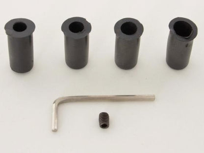 Schaltknauf Aluminium mit Kristallen, Oberfläche chrom