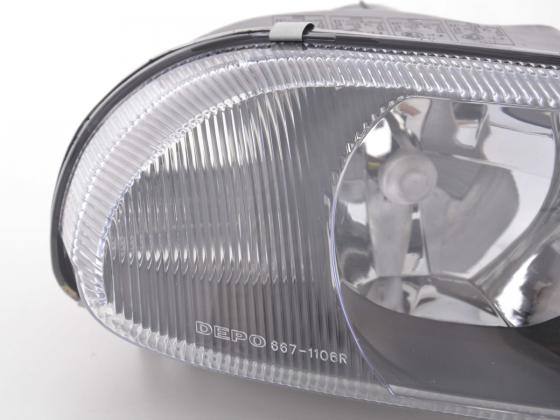 Verschleißteile Scheinwerfer rechts Alfa Romeo 156 Typ 932 Bj. 97-03 schwarz