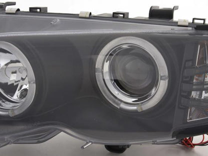 Scheinwerfer Set BMW 3er E46 Limo/Touring Bj. 02-05 schwarz