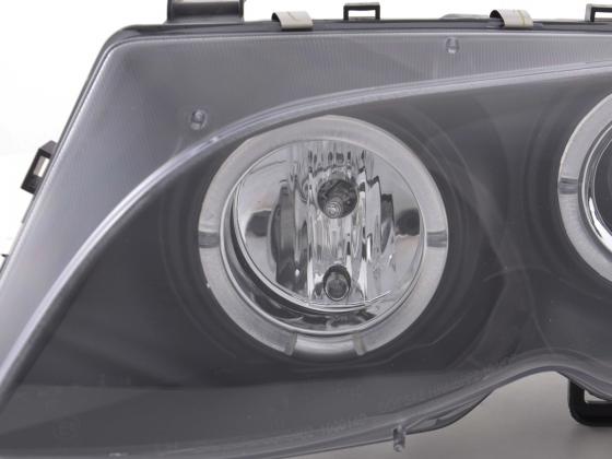 Scheinwerfer Set BMW 3er E46 Limo/Touring Bj. 02-05 schwarz