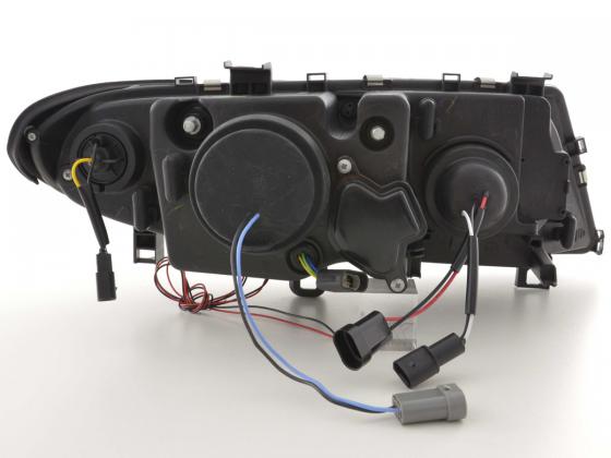 Scheinwerfer Set BMW 3er E46 Limo/Touring Bj. 02-05 schwarz