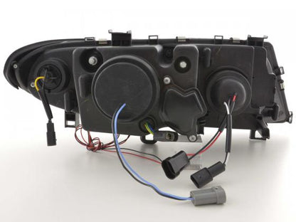 Scheinwerfer Set BMW 3er E46 Limo/Touring Bj. 02-05 schwarz
