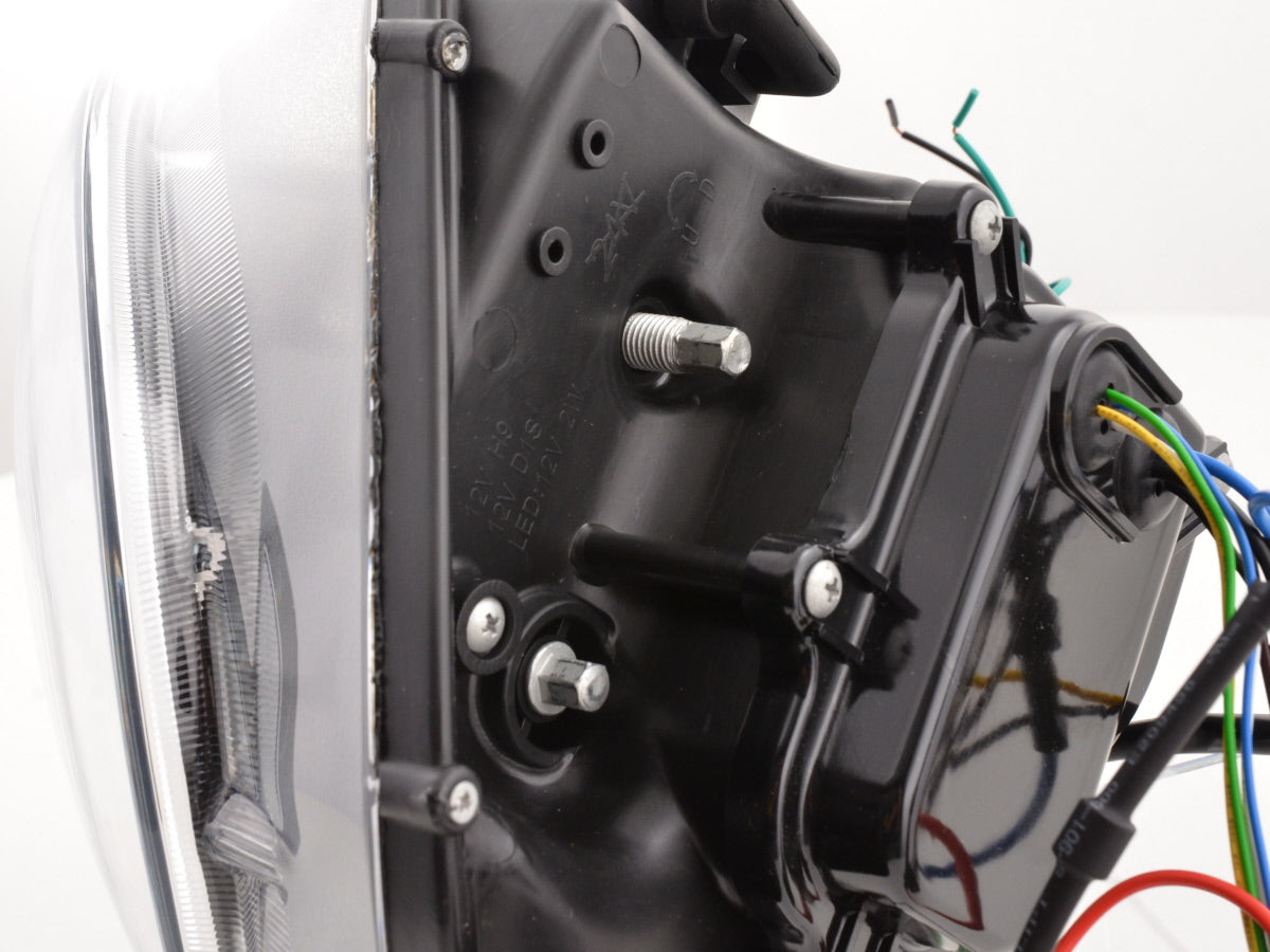 Scheinwerfer Set Daylight LED TFL-Optik Mini One / Cooper Bj. 06-10 chrom