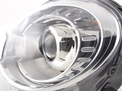 Scheinwerfer im Xenon-Look Fiat 500 (Typ 312)  ab 2010 chrom