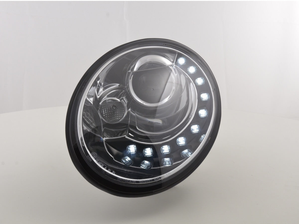 Scheinwerfer Set Daylight LED TFL-Optik VW New Beetle ab Bj. 2006 chrom