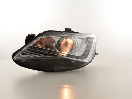 Scheinwerfer Set Daylight LED TFL-Optik Seat Ibiza 6J Bj. ab 2012 chrom