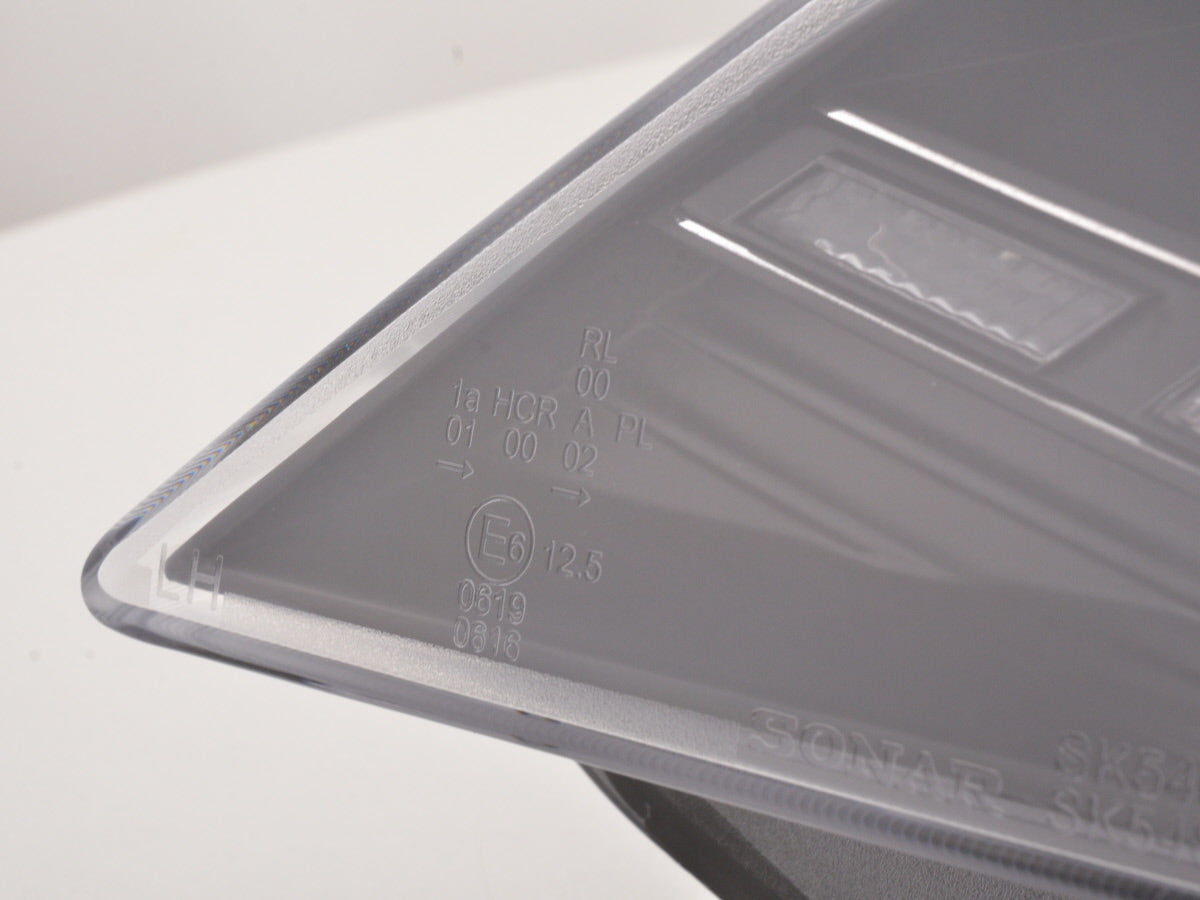 Scheinwerfer Set Daylight LED TFL-Optik Seat Ibiza 6J Bj. ab 2012 schwarz