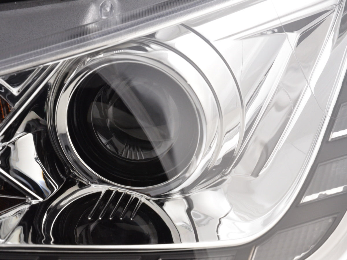 Scheinwerfer Set Daylight LED Tagfahrlicht Seat Ibiza 6J Bj. ab 2012 chrom