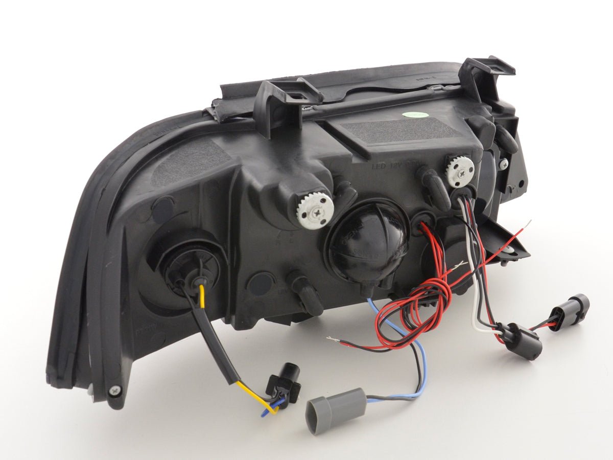 Scheinwerfer Set BMW 5er Typ E39 Bj. 95-00 schwarz
