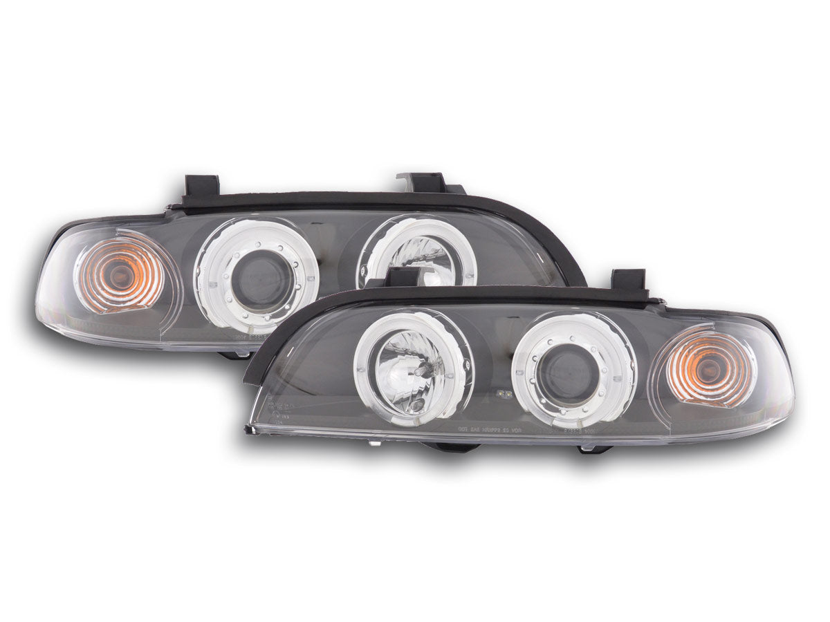 Scheinwerfer Set BMW 5er Typ E39 Bj. 95-00 schwarz